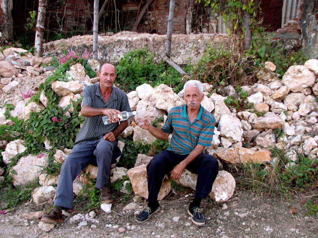 Felipe and Franco, they came as "often as they could" to get away from their wives and drink rum. 