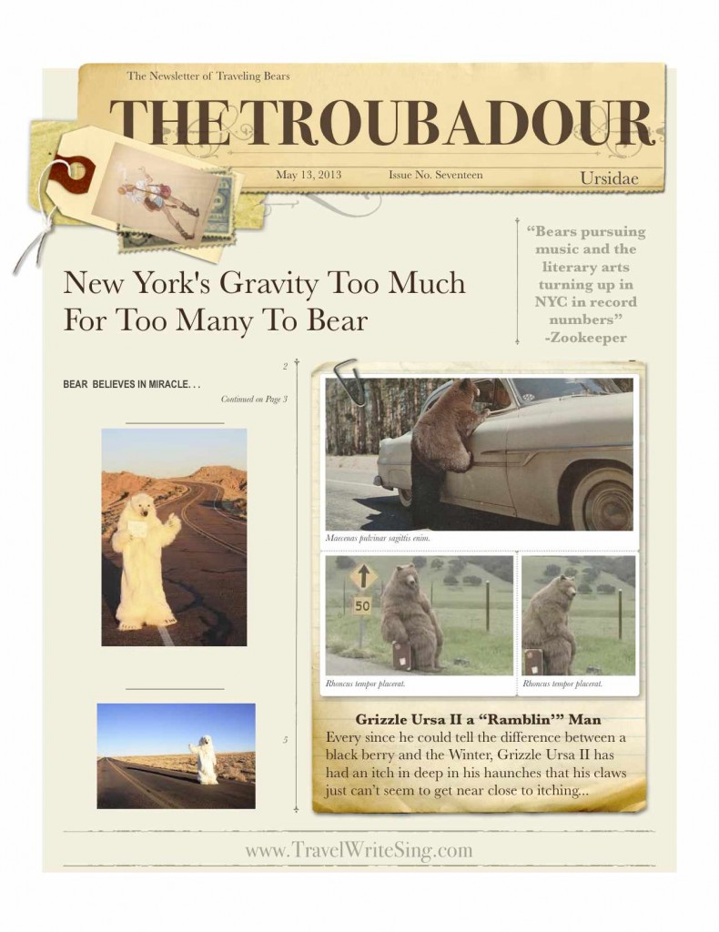 Bear Newsletter