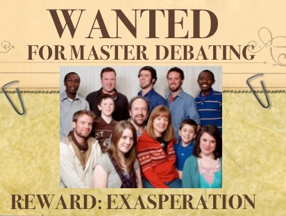 Mater Debaters Wanted Poster