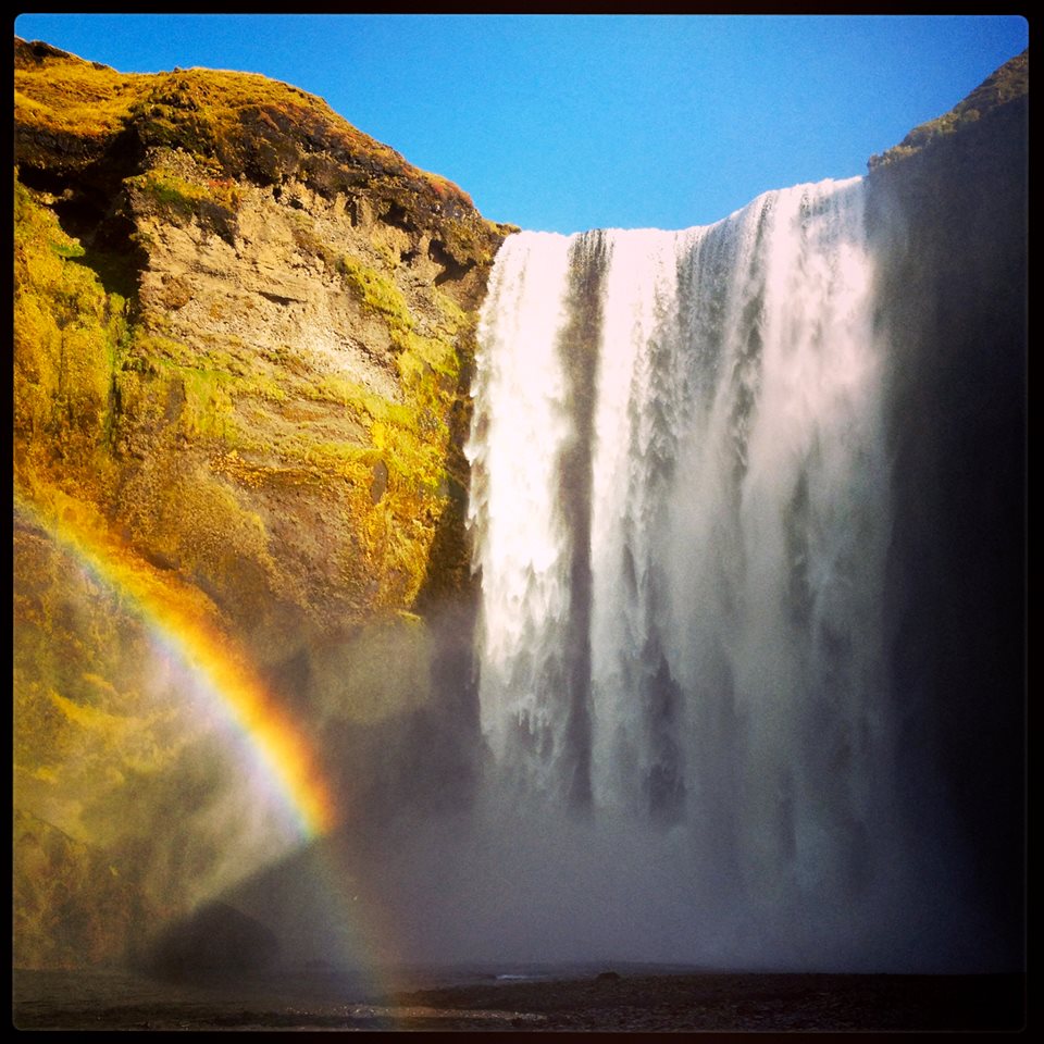 Waterfall in Iceland