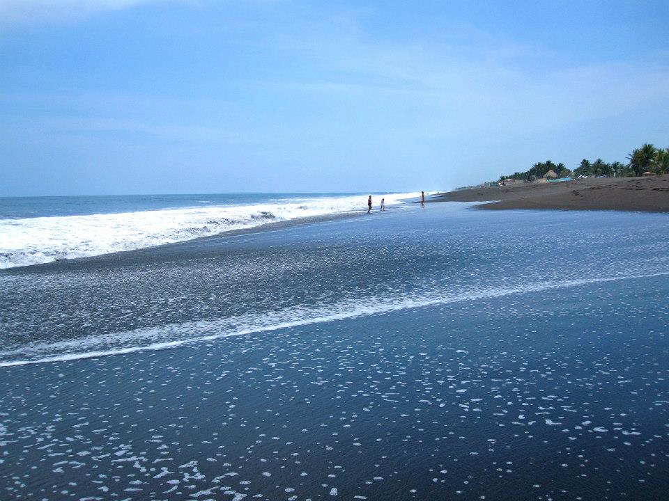 Stretch of Monterrico beach - Taken by amiga Amy Gridley