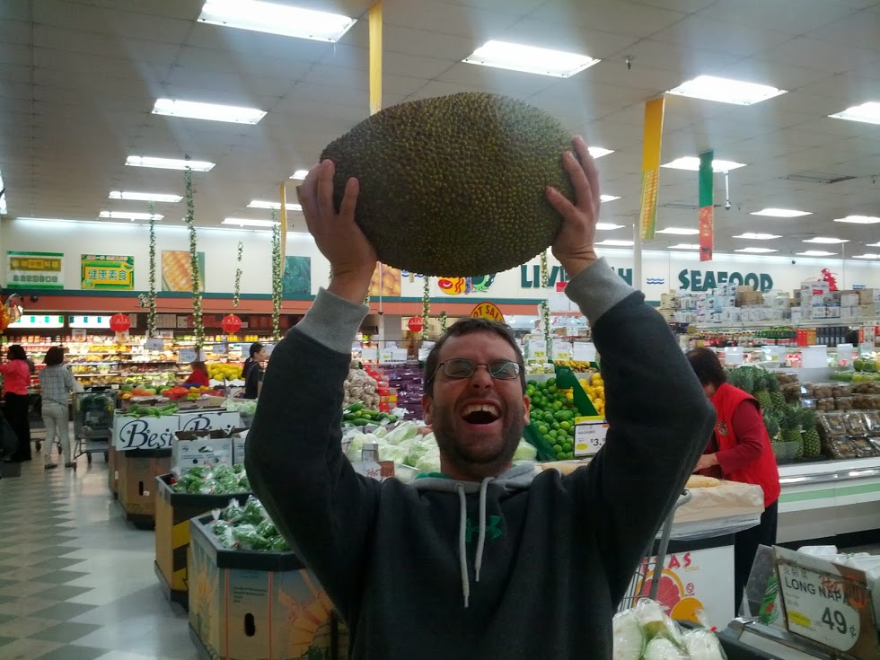 Paul with Jackfruit