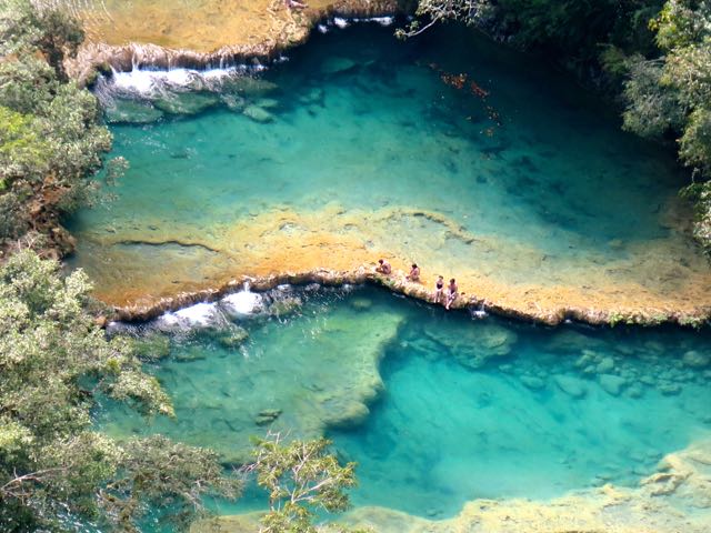 Semuc Champey Pools From Above