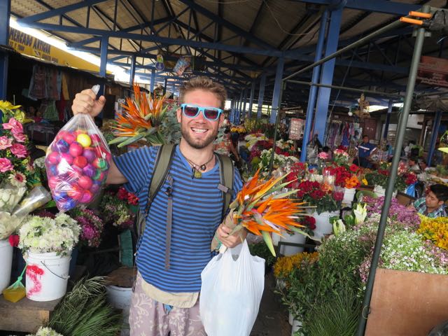 Me in the market being. . . AWESOME. 
