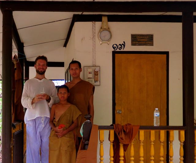 Me with Monks Thailand
